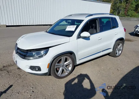 2016 Volkswagen Tiguan R-Line из США, поврежденный, VIN WVGBV7AX8GW072064
